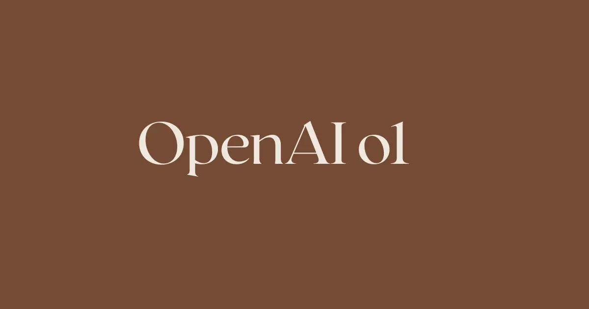 OpenAI o1